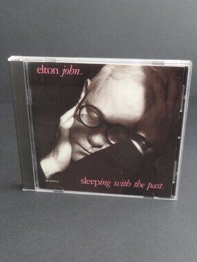 ELTON JOHN ~ Sleeping With The Past ~ CD Disc & LYRICS ~ Like NEW